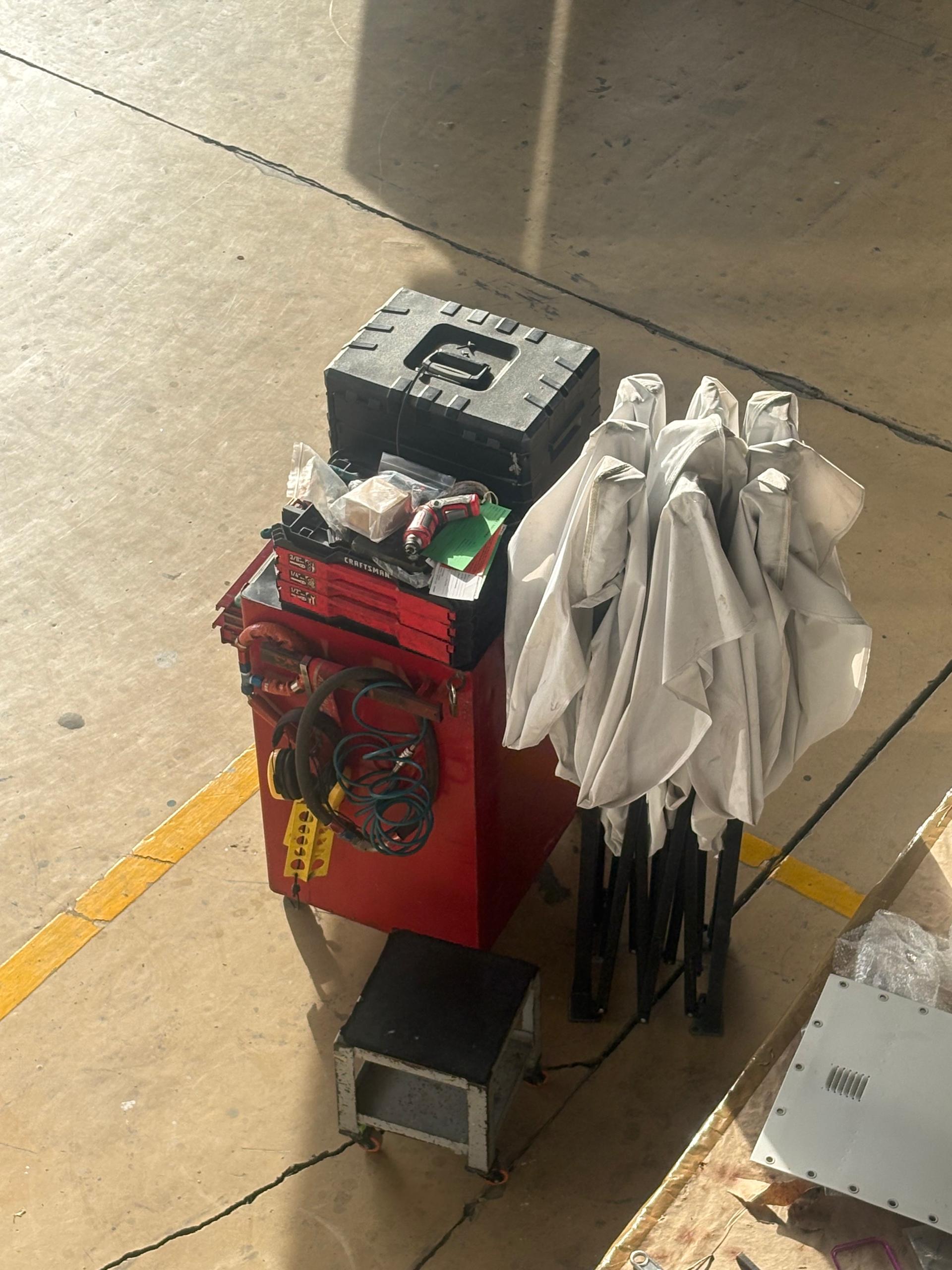 Equipment ready for field inspection.
